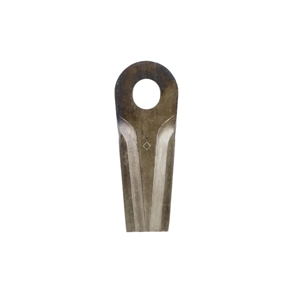 [AMAT2-64581] Lamă cositoare stânga/dreapta 132x50x4mm orificiu 23x20,5mm oval pachet 25 buc. potrivită pentru Kongskilde JF/Stoll 13800013KR