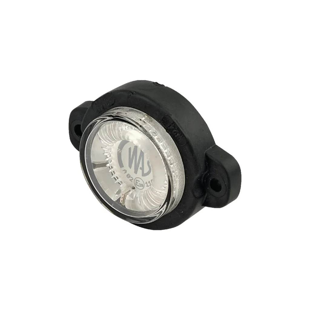 [AMAT2-64604] Lampă gabarit LED formă lămâie 12/24V alb/transparent cu șurub 80x60mm Waś 14003000451
