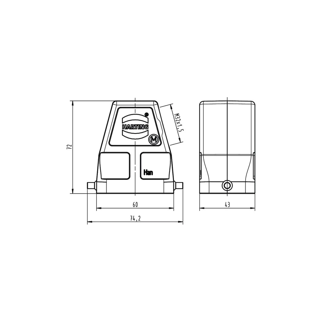 [AMAT2-81768] Capotă 6B, HC M32 Intrare laterală 19300060547