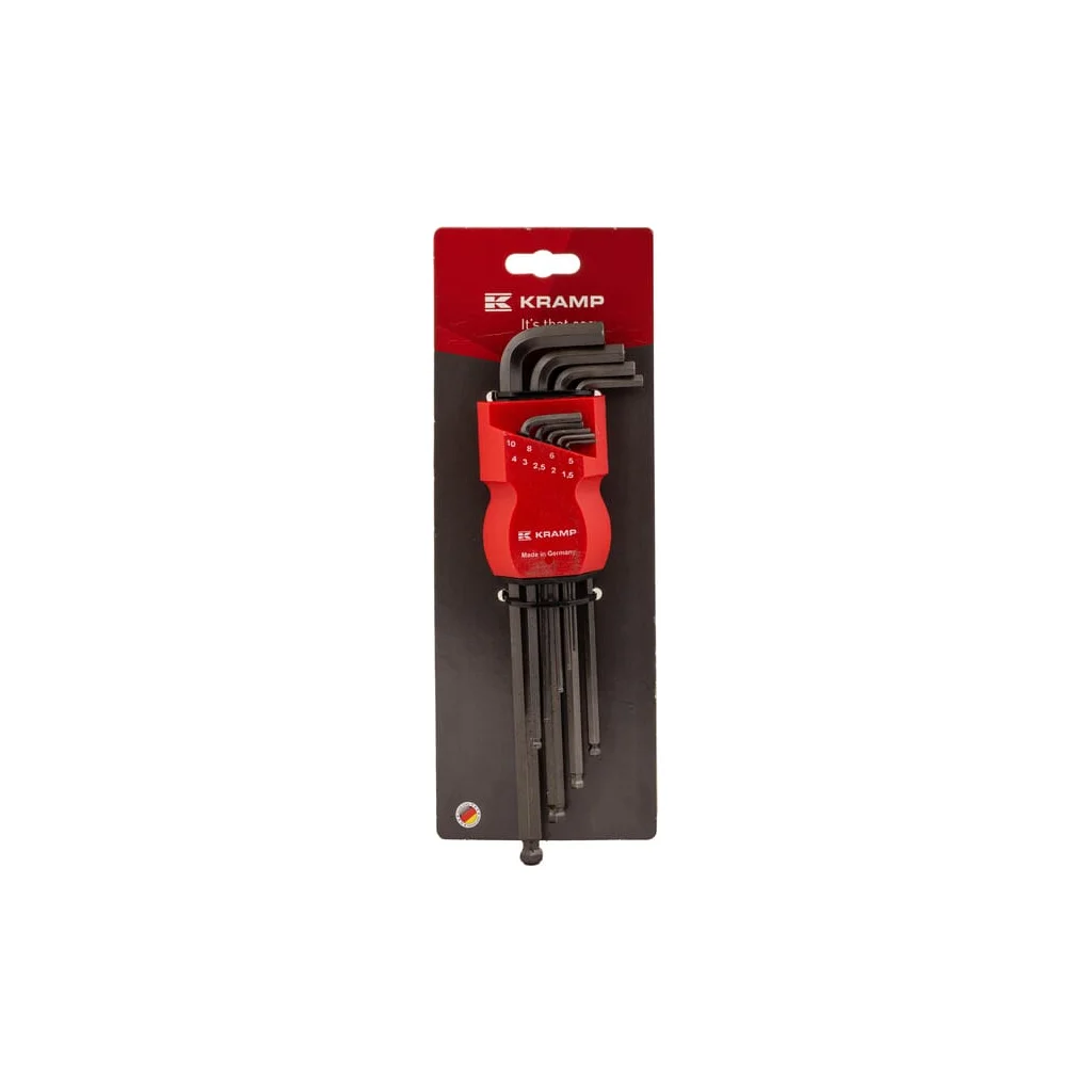 [AMAT2-78524] Set de imbusuri hexagonale 1.5-10mm 9 piese, gri oțel 1809010050KR