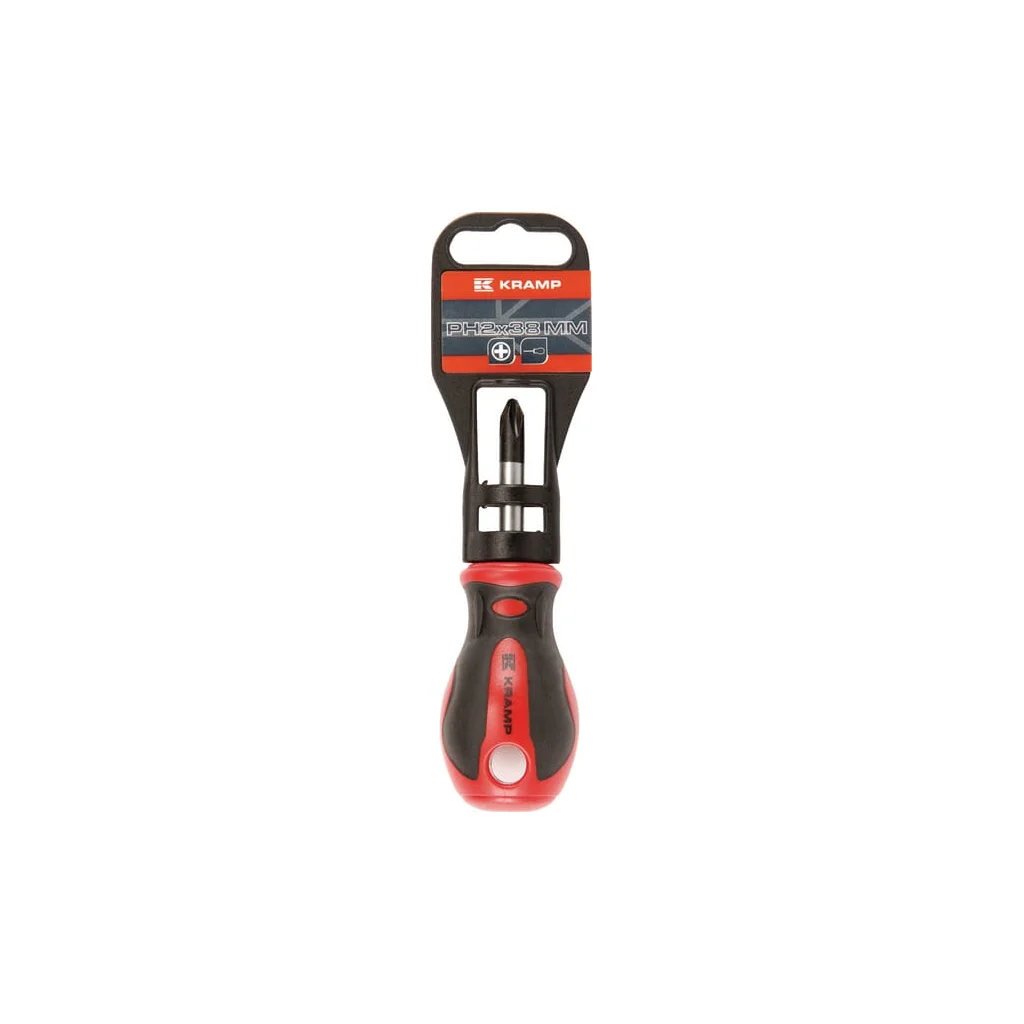 [AMAT2-78880] Șurubelniță în cruce scurtă cu mâner gros PH2 x 38mm 180802202038KR