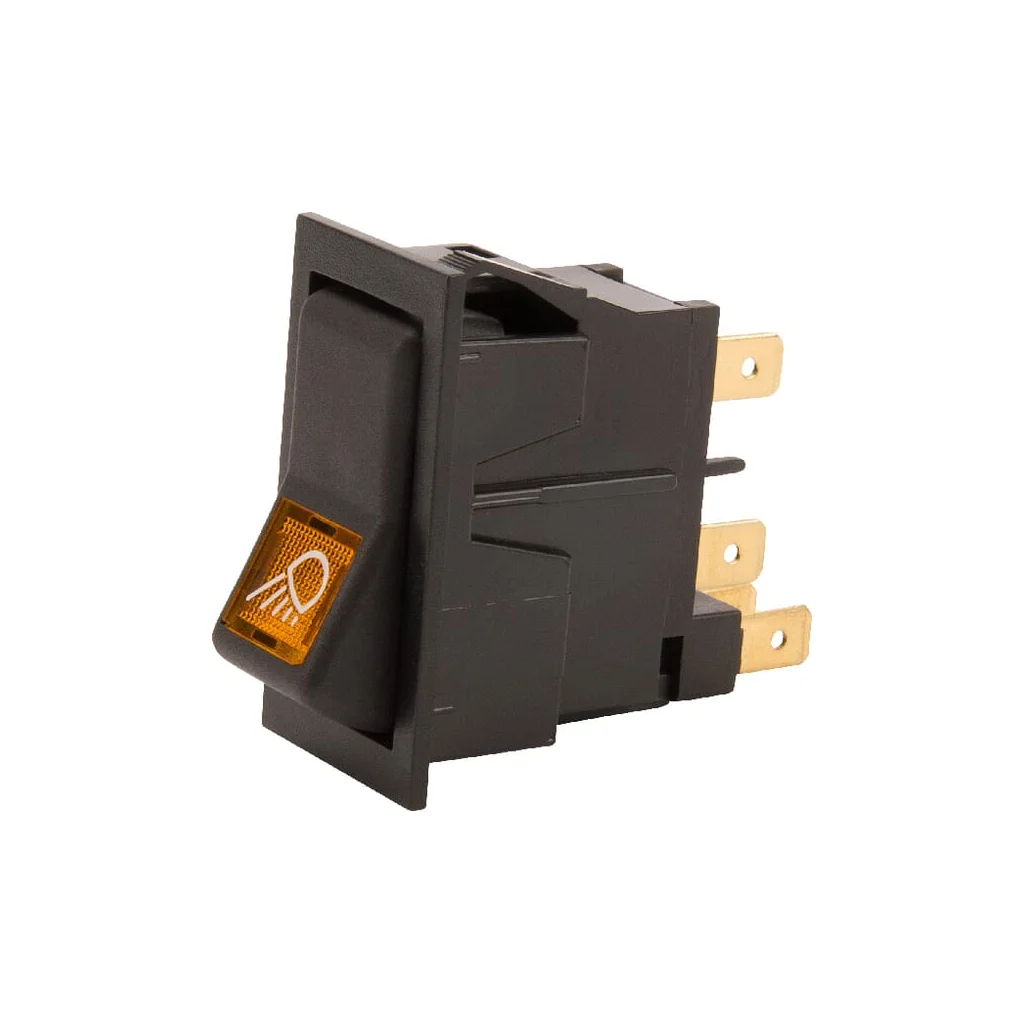 [AMAT2-73515] Întrerupător basculant, I-II, on-on, 5 pini, lampă de lucru 16408000