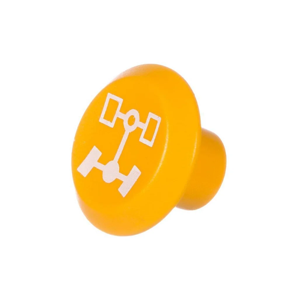[AMAT2-51470] Capac buton transmisie roată față rotund galben 11310140PN