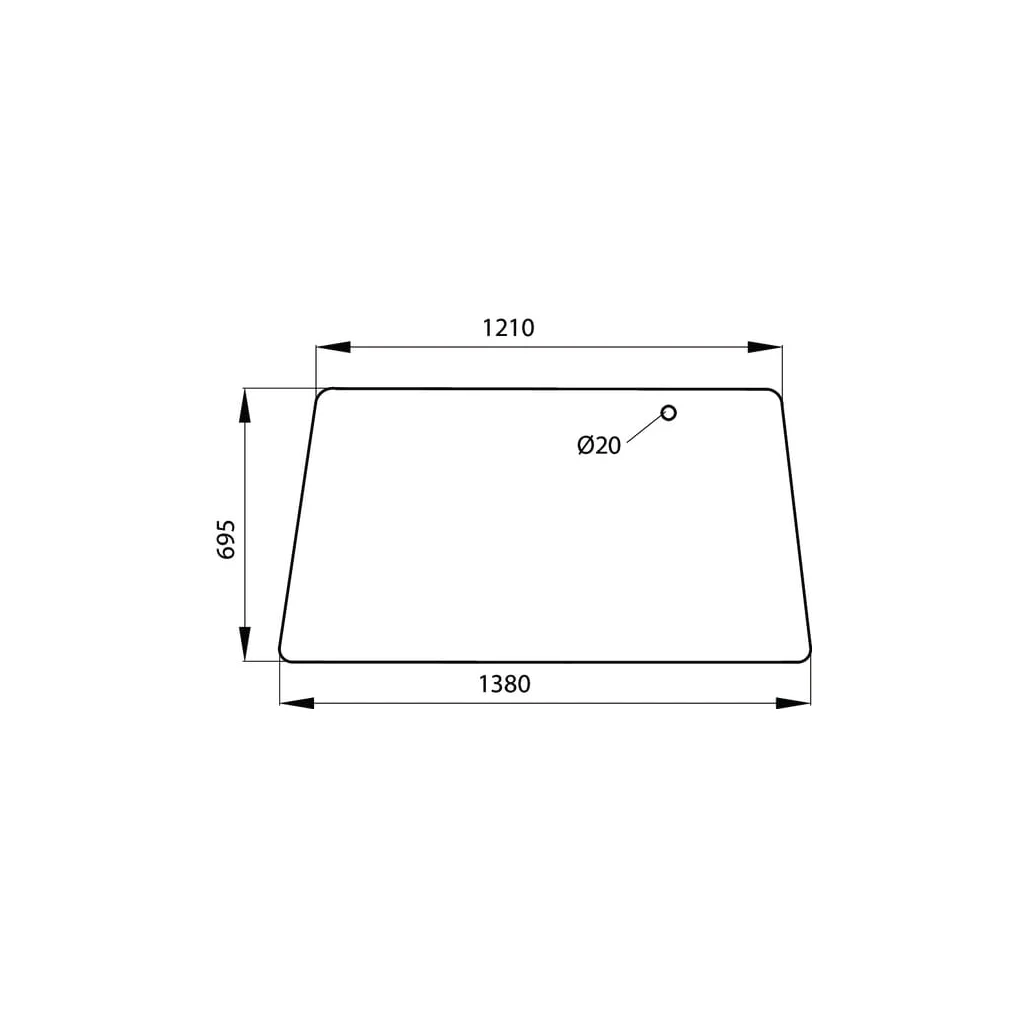 [AMAT2-75763] Geam spate superior 178810051110N