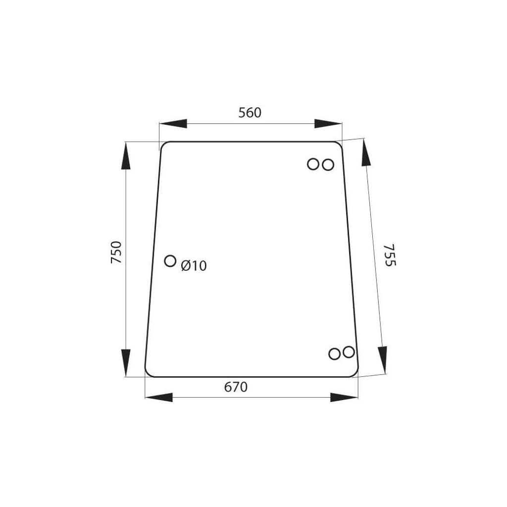 [AMAT2-75857] Geam lateral 178810111150N