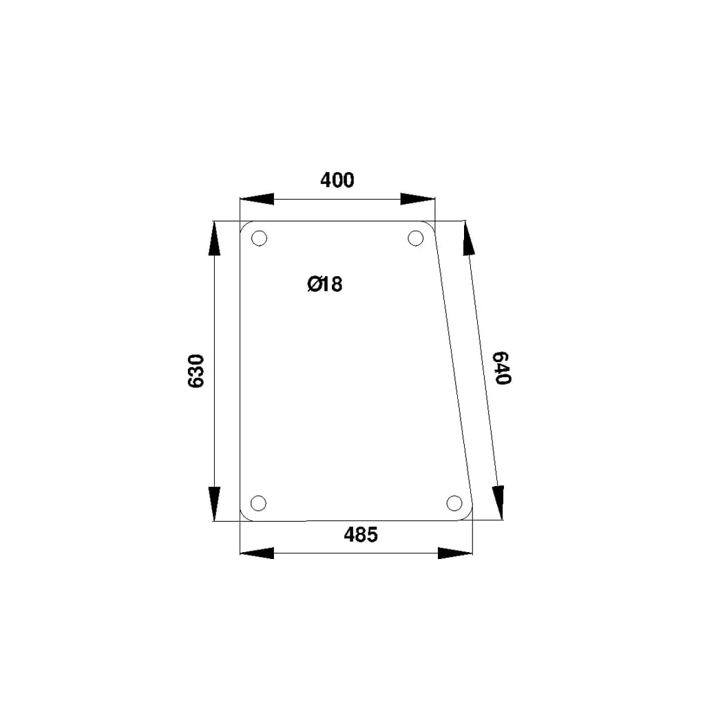 [AMAT2-86354] Geam lateral 205810040350N