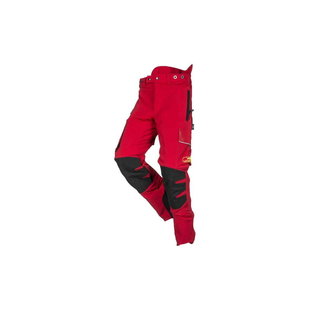 [AMAT2-84905] Pantaloni protecție motofierăstrău S roșu/negru SIP 1SNAS