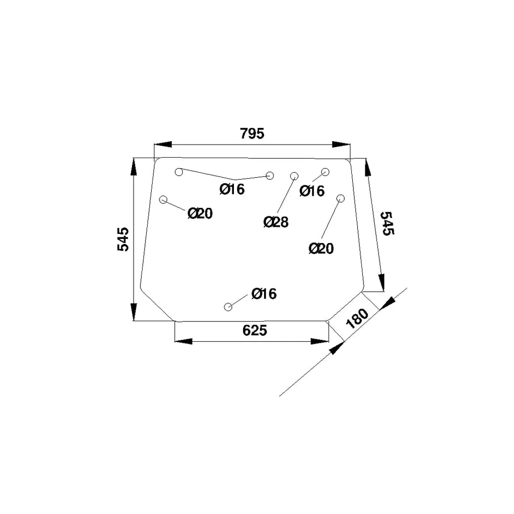 [AMAT2-86854] Geam spate 205812051010N