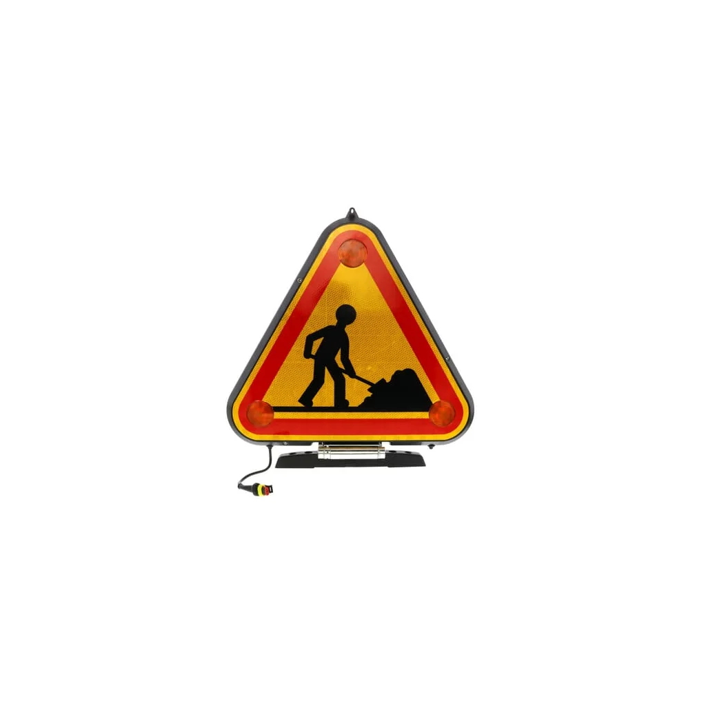 [AMAT2-87634] Triunghi reflectorizant LED 10-30V 500mm clasa II, cablu 3m, ridicare manuală 2090L52200