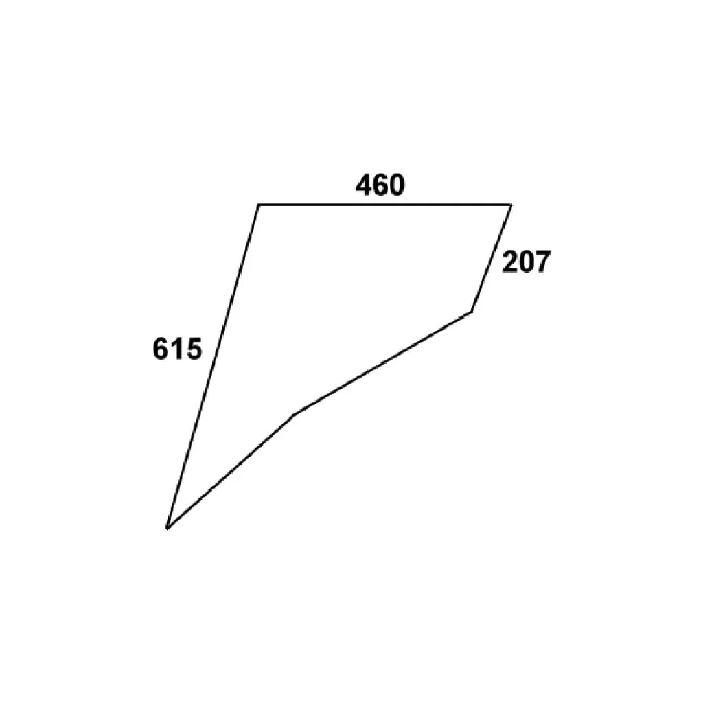 [AMAT2-95282] Geam de ușă, inferior 258514212100N