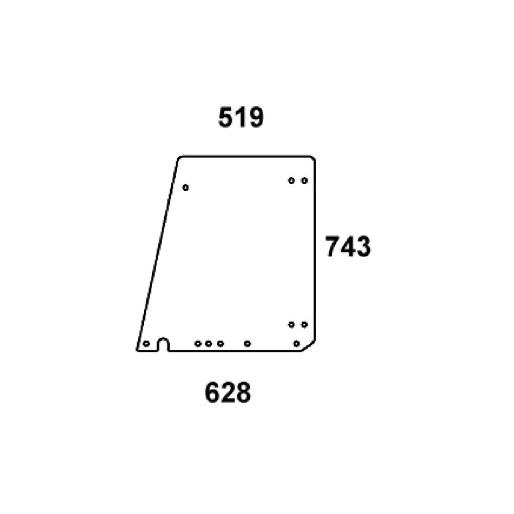 [AMAT2-100446] Geam ușă superior 297810030500N