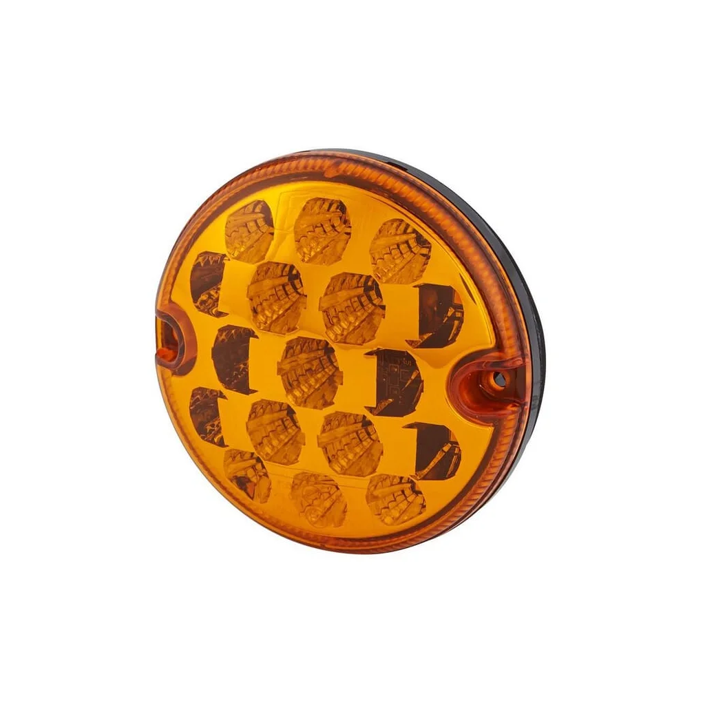 [AMAT2-100616] Lumină indicatoare LED, rotundă, 10/30V, chihlimbar, prindere cu șurub, diametru 95mm, 17 LED-uri, Hella ValueFit 2BA357028021