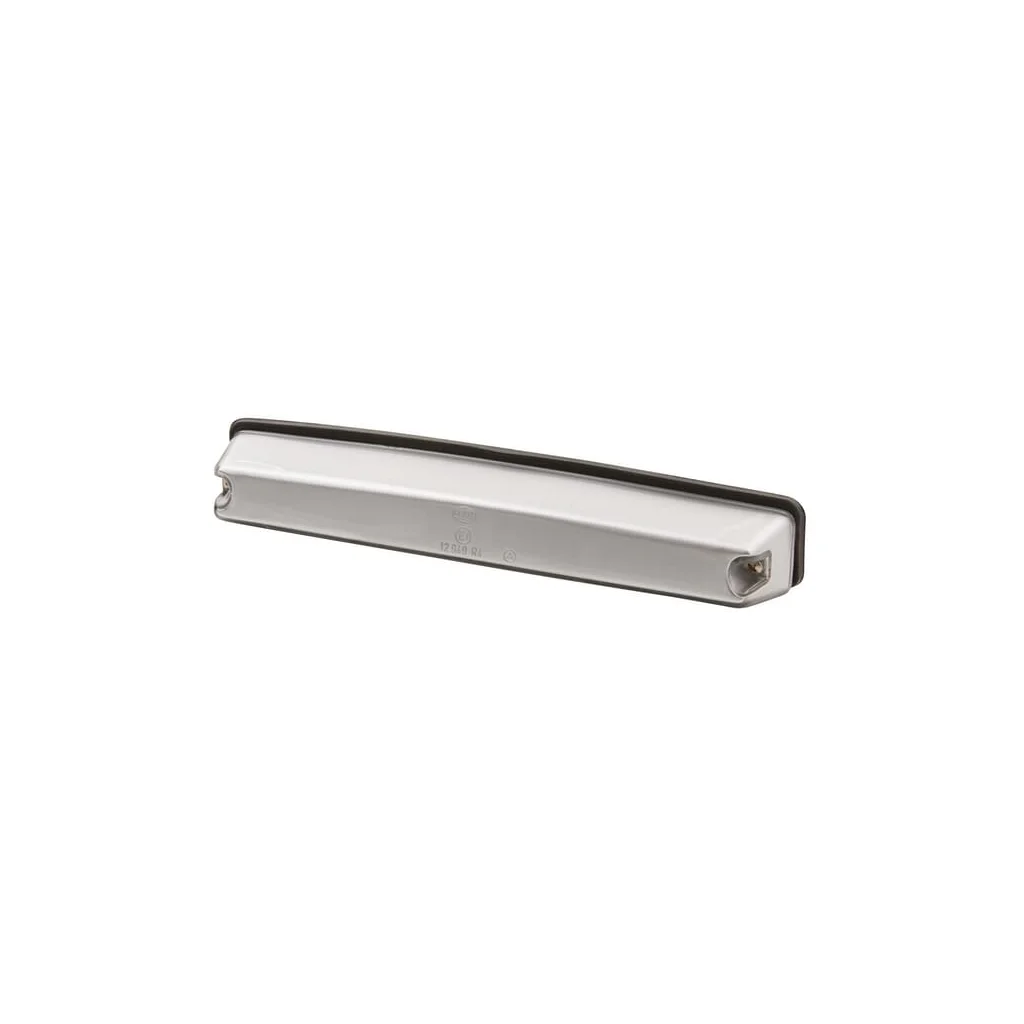 [AMAT2-100666] Lumină număr înmatriculare 5W, rectangulară, 12/24V, albă, prindere cu șuruburi, 260x39x45mm, Hella 2KA001610001