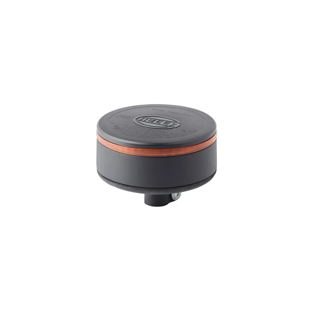 [AMAT2-100737] Girofar rotativ LED rotund 12-24V galben montare pe stâlp diametru 149mm x60mm K-LED Rebelution Hella 2XD455255011