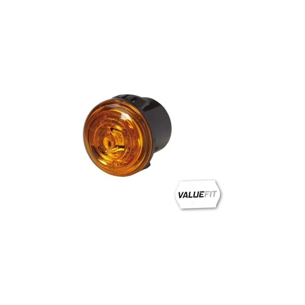 [AMAT2-100887] Lumină de poziție LED, rotundă, 9/33V, chihlimbar, prindere cu șurub, 30x29.8x30mm, 1 LED, Hella ValueFit 2PS357011001