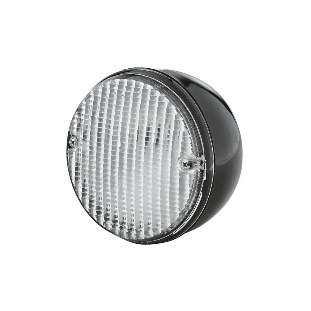 [AMAT2-100960] Lumină de mers înapoi rotundă, 12/24V, albă, prindere cu șurub, diametru 140mm, Hella 2ZR001423001