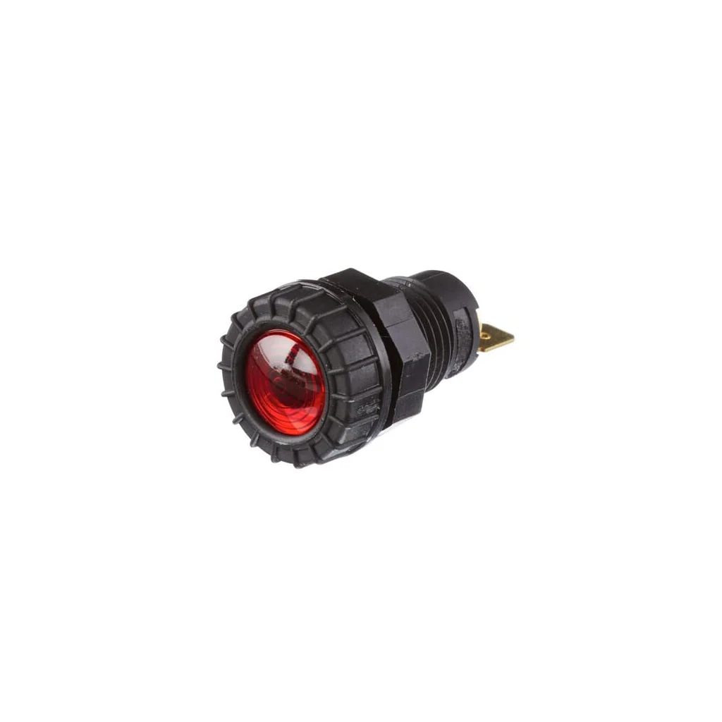 [AMAT2-101021] Lampă de avertizare halogen rotundă 12/24V roșu cu șuruburi conector lamelar Hella 2AA008594031