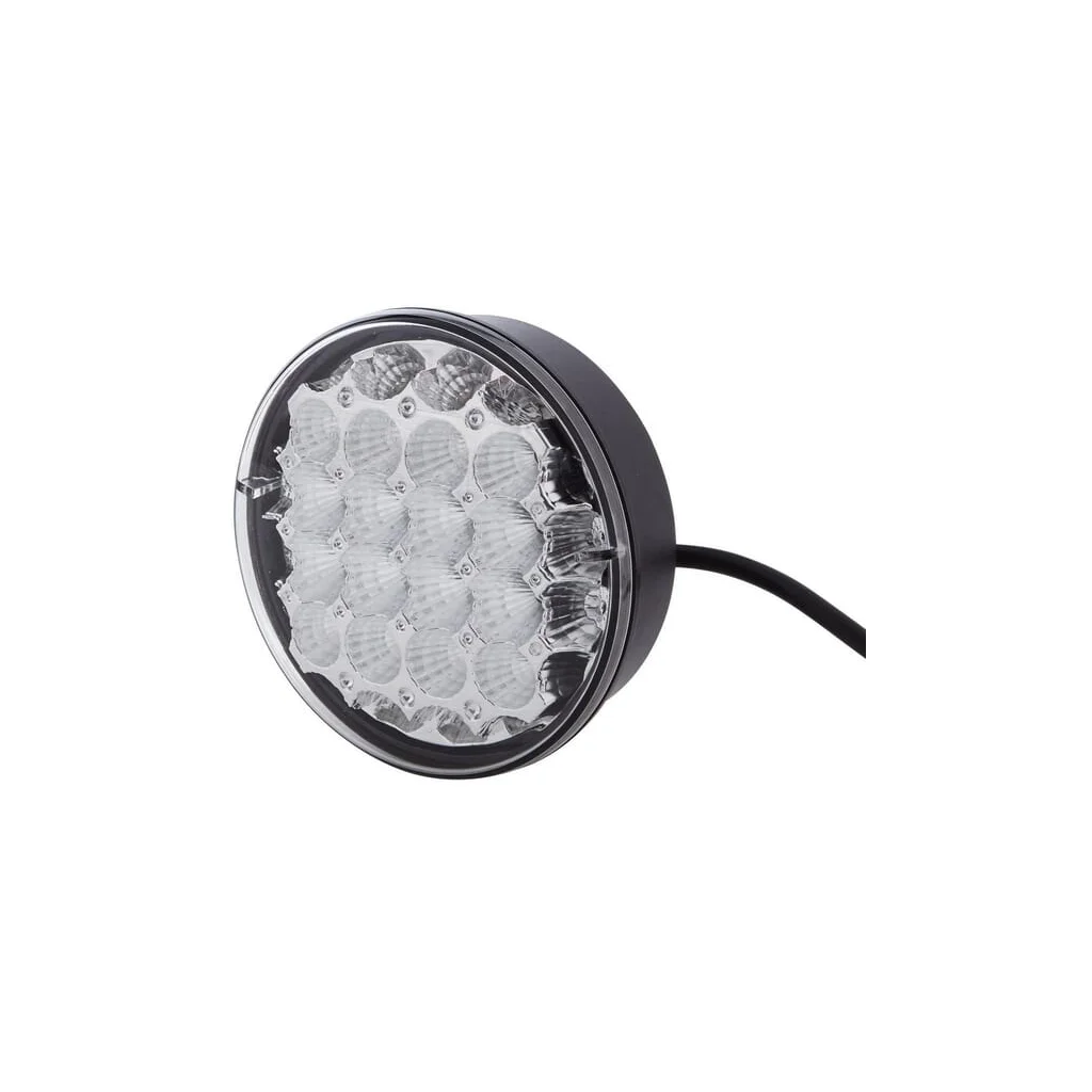 [AMAT2-101118] Lumină spate LED, 4.50W, rotundă, 12/24V, galben/transparent, prindere cu șurub, diametru 122.5mm, 24 LED-uri, Hella 2SD344200001