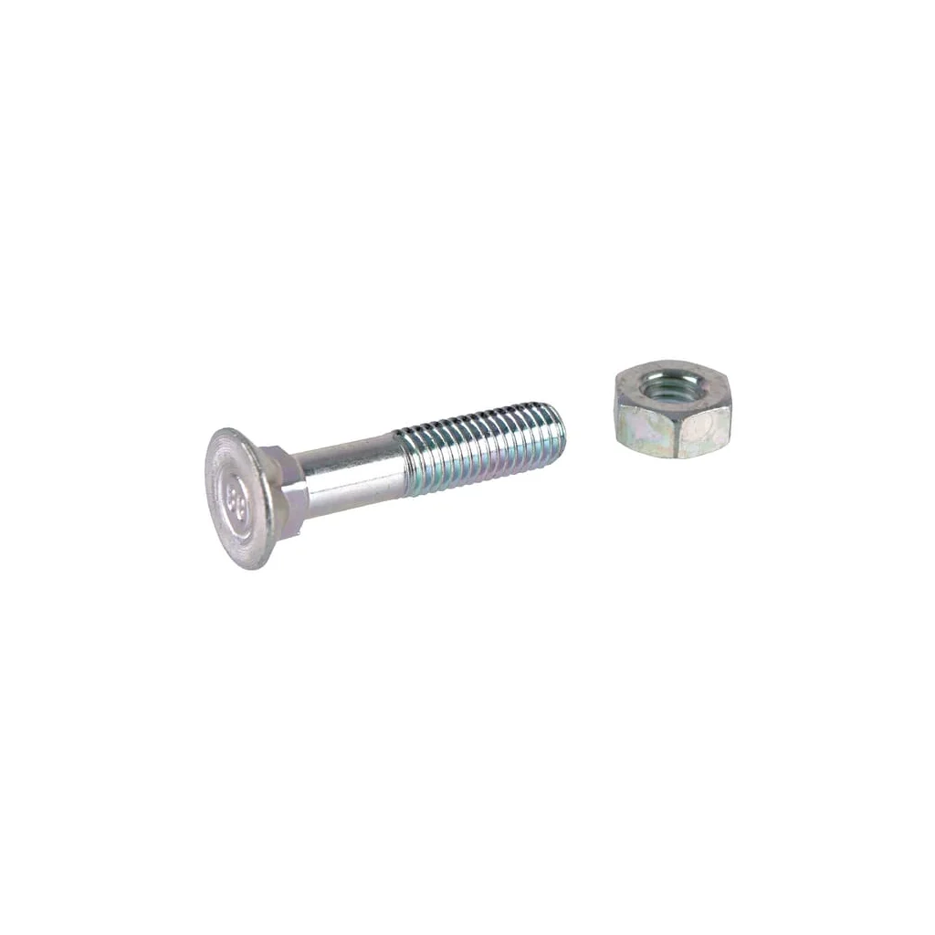 [AMAT2-104143] Șurub plug cap plat înecat gât pătrat cu piuliță DIN608 M10x50mm oțel zincat grupa 8.8 Lemken 3015776