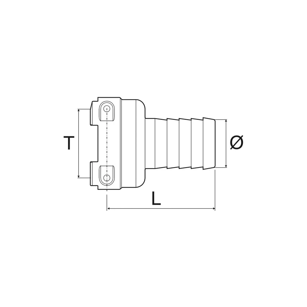 [AMAT2-99217] Adaptor T5M/ 1" "Banjo" 279154