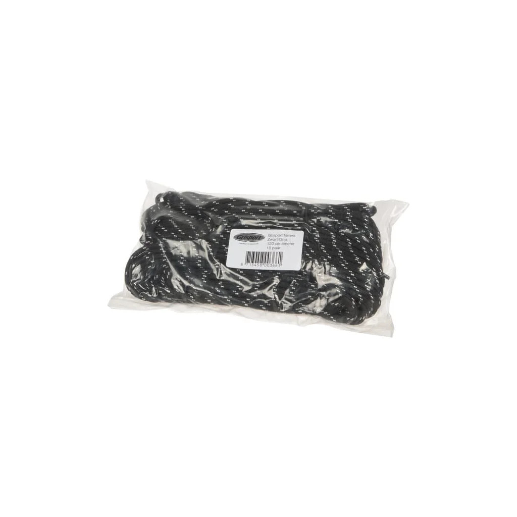 [AMAT2-94185] Șireturi 120cm negru/gri 10 perechi Grisport 24MF