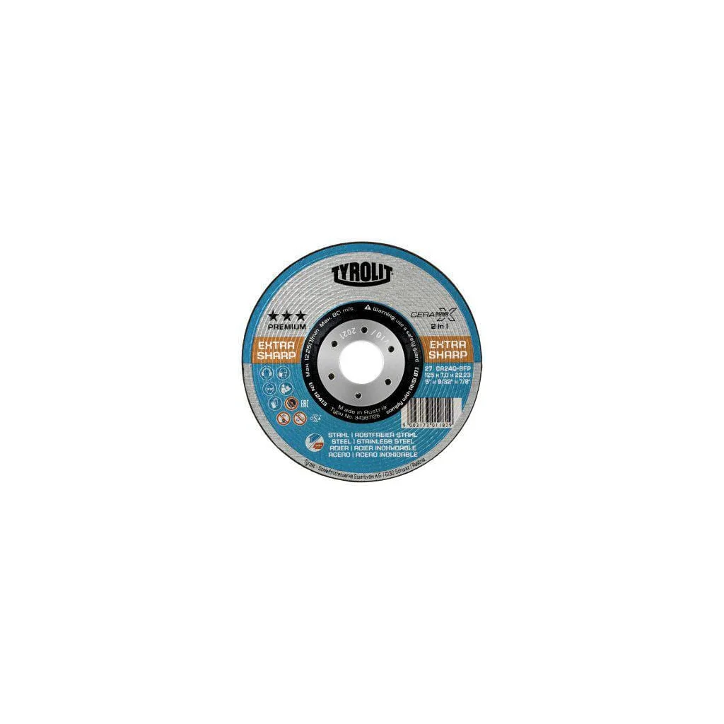 [AMAT2-114793] Disc de șlefuire CA 24 Q-BFP 2IN1 T27 125x7mm 34387126