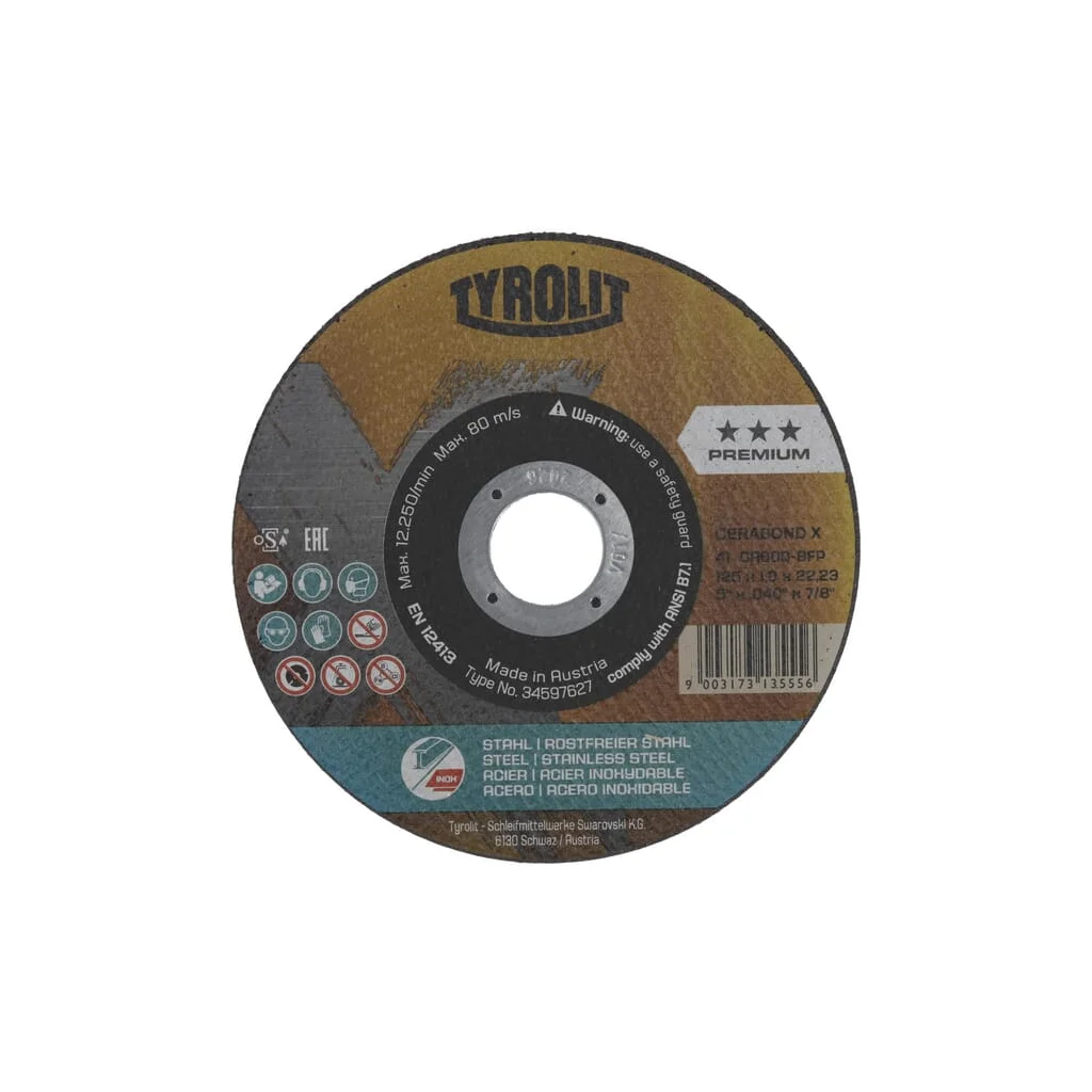 [AMAT2-115016] Disc de tăiere Cerabond 125x1.0 34597627