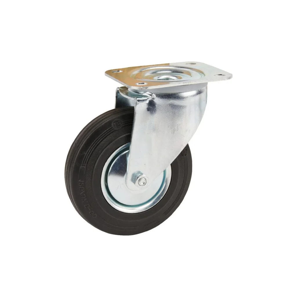 [AMAT2-115232] Roți pivotante cu bandă neagră de cauciuc 3470DVJ125P62