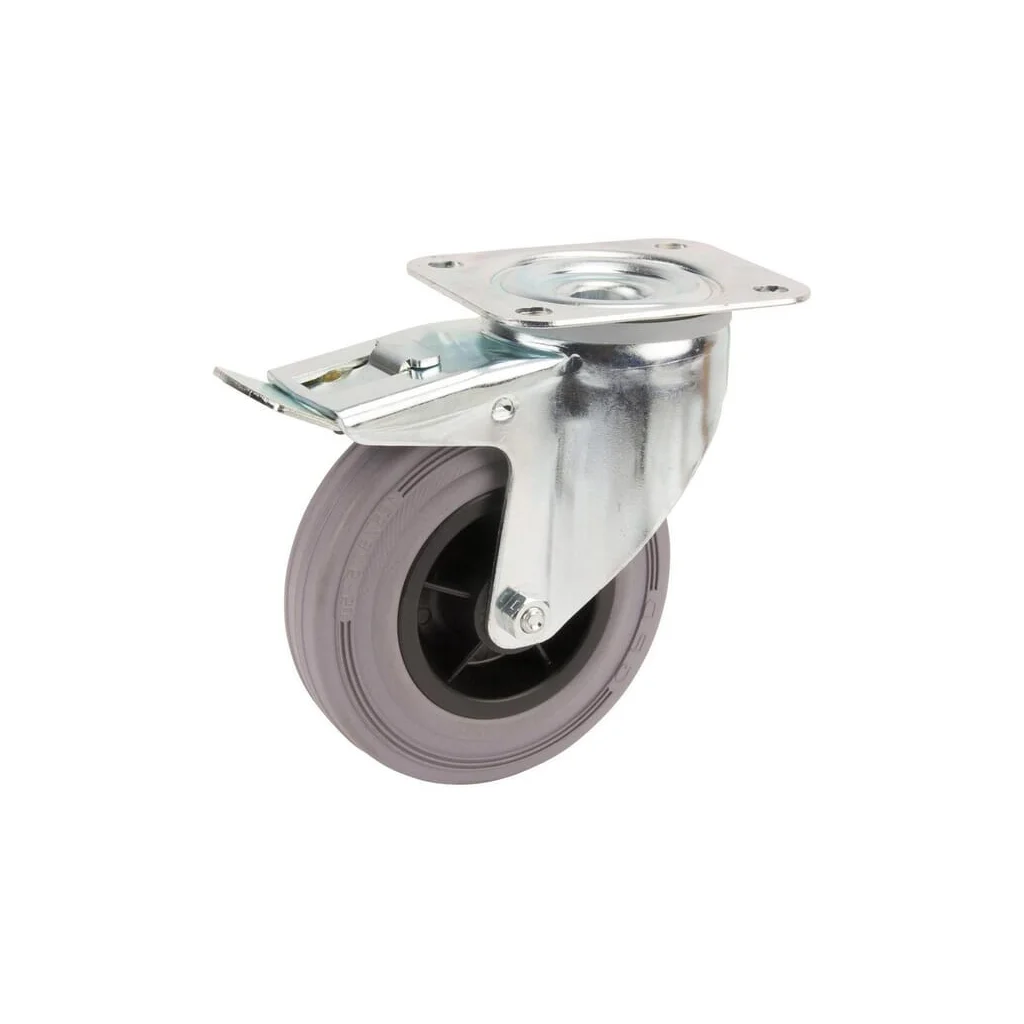 [AMAT2-115281] Roți pivotante cu bandă neagră de cauciuc 3477PIR125P62