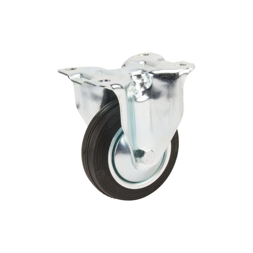 [AMAT2-115300] Roți pivotante cu bandă neagră de cauciuc 3478DVJ125P62