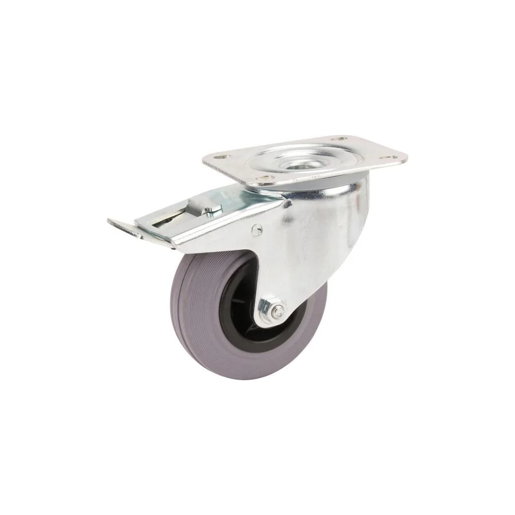 [AMAT2-115310] Roți pivotante cu bandă neagră de cauciuc 3477PIR100P62