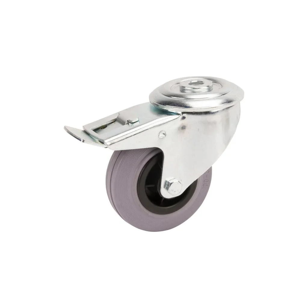 [AMAT2-115313] Roți pivotante cu bandă neagră de cauciuc 3477PIR100P3013