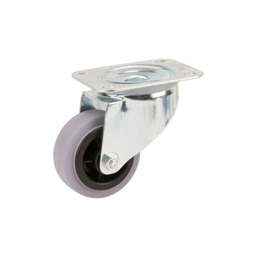 [AMAT2-115843] Roți pivotante cu bandă neagră de cauciuc 3470PIR080P62