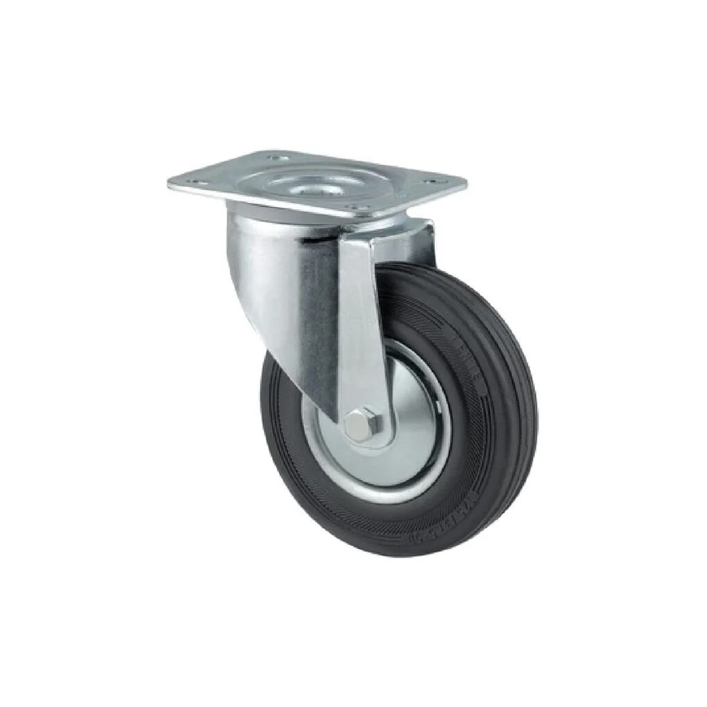 [AMAT2-116044] Roți pivotante cu bandă neagră de cauciuc 3470DVJ100P62