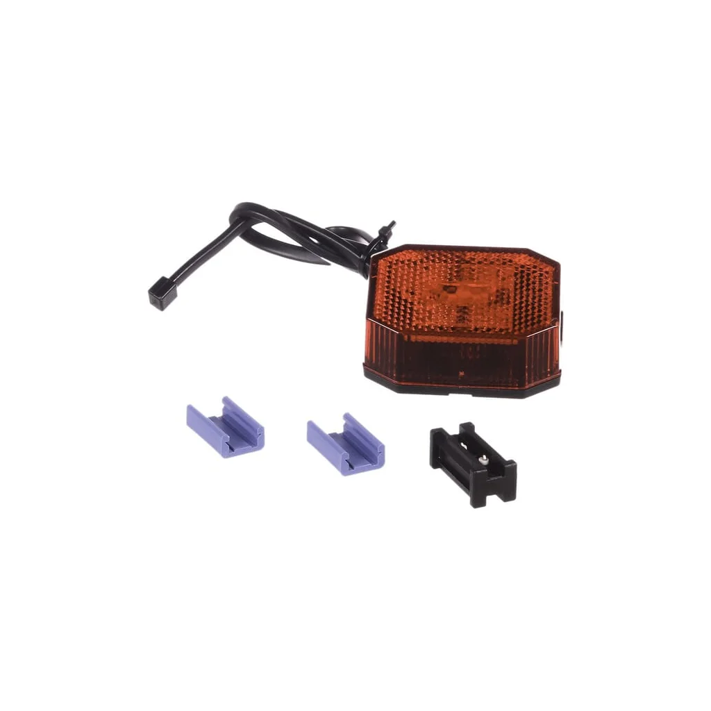 [AMAT2-107832] Lumină de poziție LED, octogonală, 12V, roșie, prindere cu șurub, 65x28x44mm, Aspöck 316309067