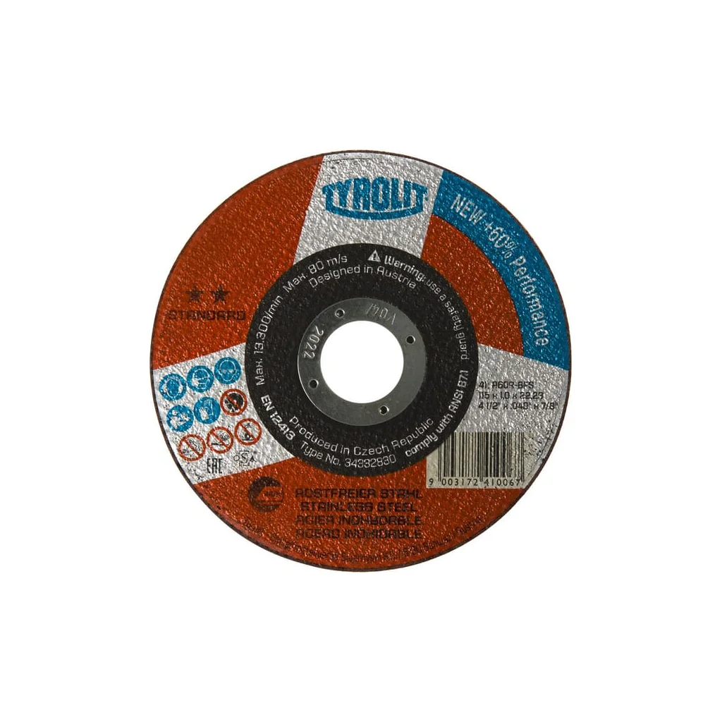 [AMAT2-114392] Disc de tăiere A60R-BF standard 115x1,0mm 34332830