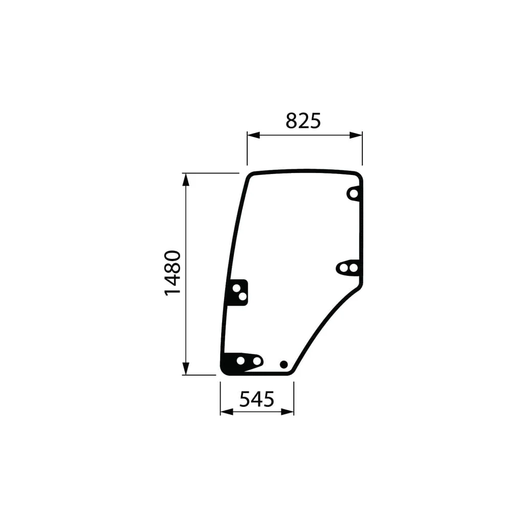 [AMAT2-114475] Geam de ușă CNH 344730A2