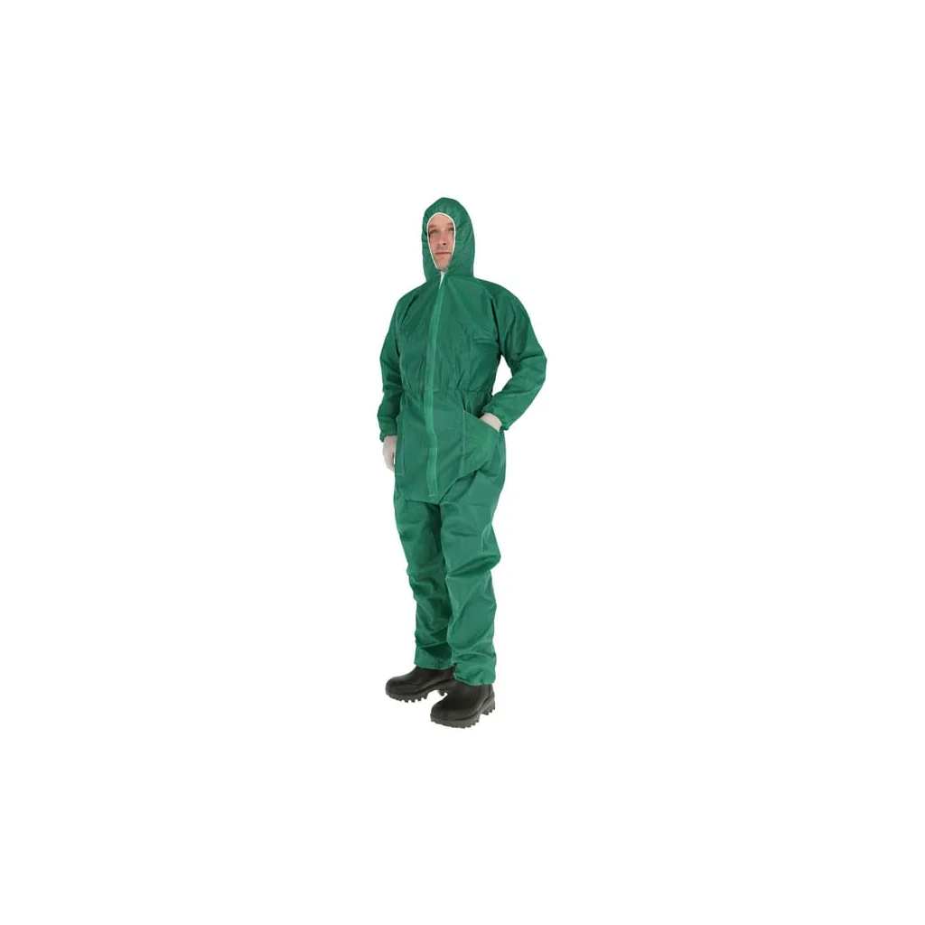 [AMAT2-114641] Salopetă de unică folosință XL, verde, 70gr 34383KER