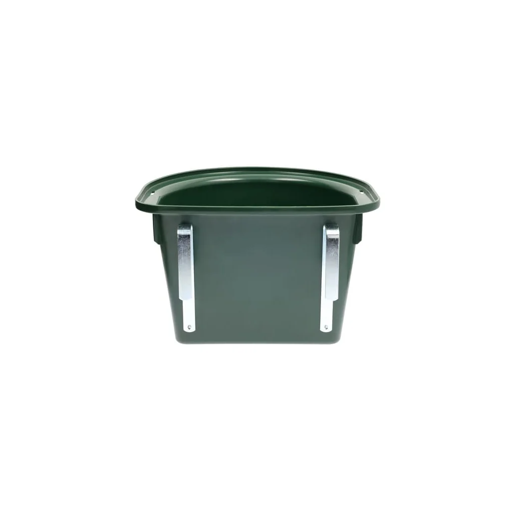 [AMAT2-110815] Adăpătoare portabilă cu cârlige metalice, verde 3285