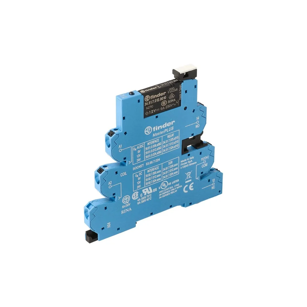 [AMAT2-123284] Interfață releu Mod. (EMR)MasterPLUS push-in.6,2mm.1CO 6A/24.240V UC 396102400060