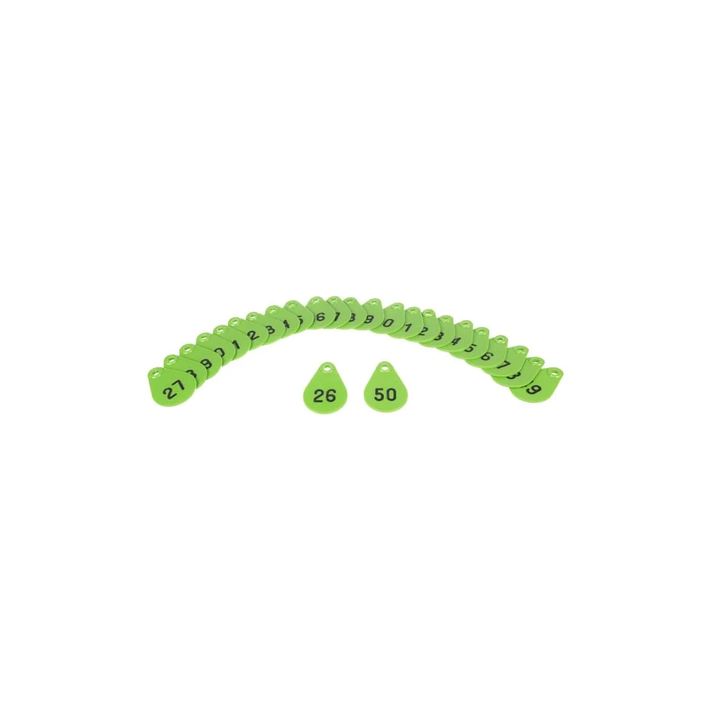 [AMAT2-123326] Plăcuță ident. nr.26-50 verde 3990500000042650