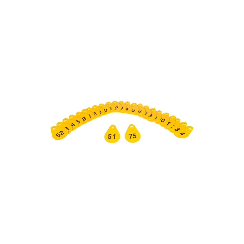 [AMAT2-123512] Plăcuță ident. nr.51-75 galb. 3990500000025175