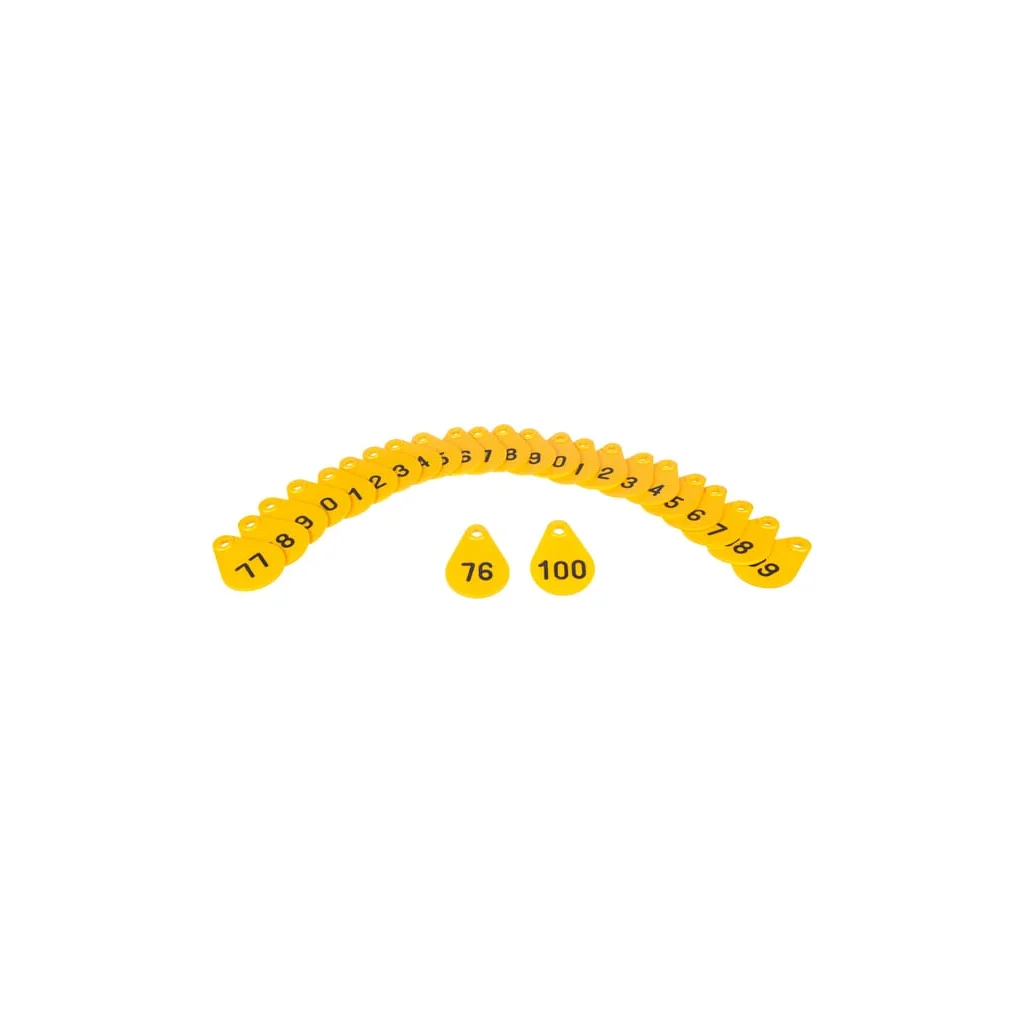 [AMAT2-123881] Plăcuță ident. Nr76-100 galb. 39905000000276100