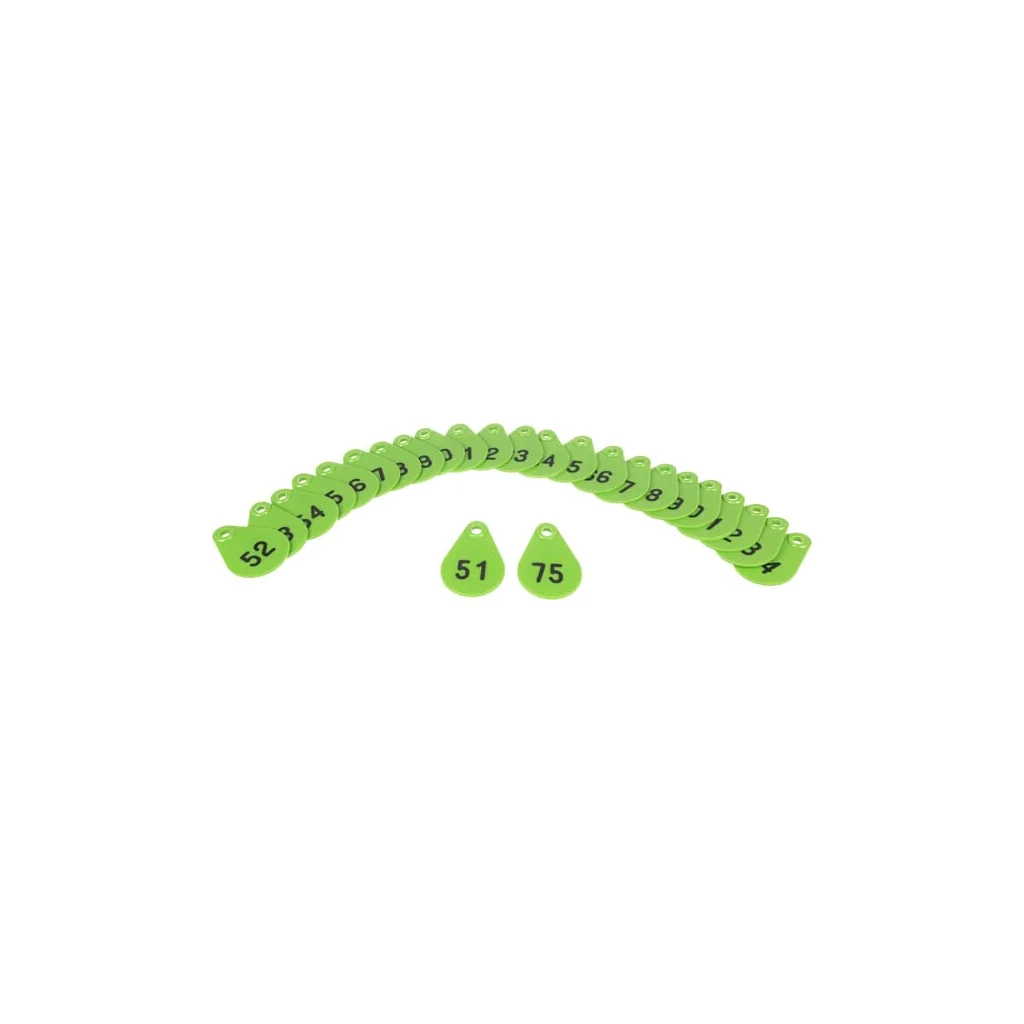 [AMAT2-123900] Plăcuță ident. nr.51-75 verde 3990500000045175