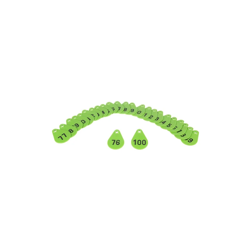 [AMAT2-123934] Plăcuță ident. nr76-100 verde 39905000000476100