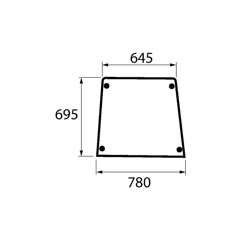 [AMAT2-138388] Geam de ușă sus 4354138N