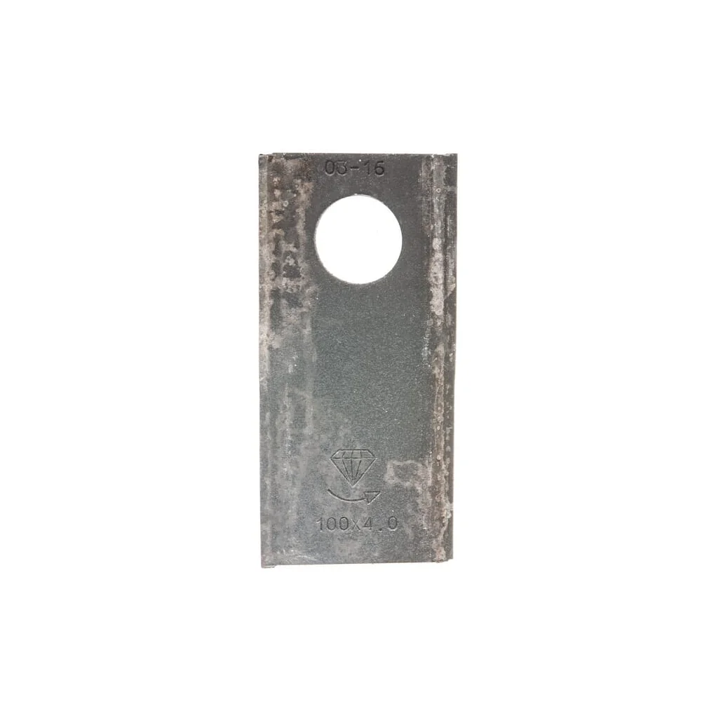 [AMAT2-138591] Lamă cositoare stânga 100x48x4mm orificiu 21mm pachet 25 buc. potrivită pentru Pöttinger 434977KR