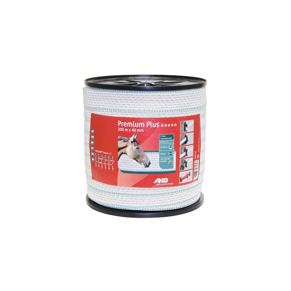 [AMAT2-139372] Bandă albă/verde pentru gard 40mm 200m 449125