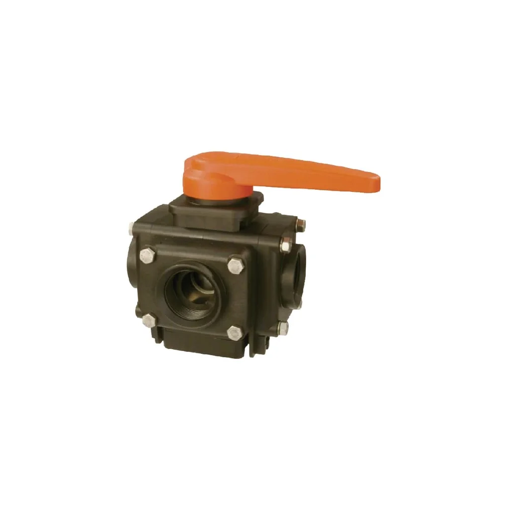 [AMAT2-140802] Robinet cu bilă 5 căi 1 1/2" 12 bari 453055A66