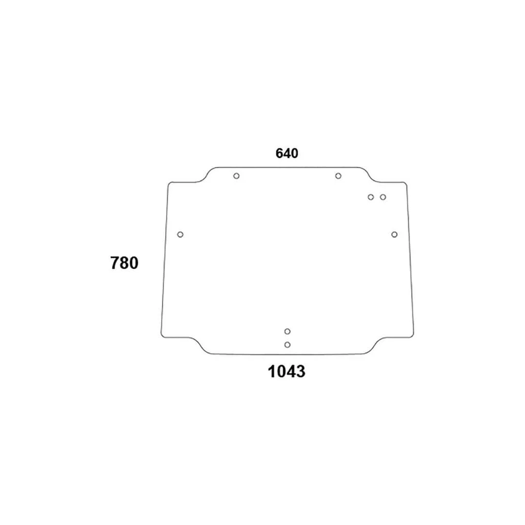 [AMAT2-139986] Geam spate superior 44910455N